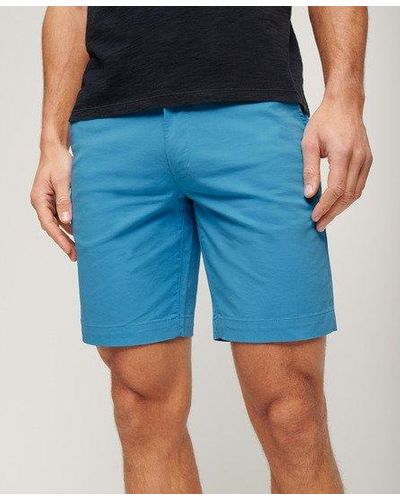 Superdry Stretch Chino Shorts - Blue