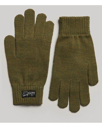 Superdry Essential Logo Gloves - Green