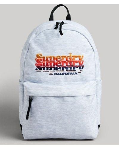 Superdry Graphic Montana Backpack Light Gray Size: 1size