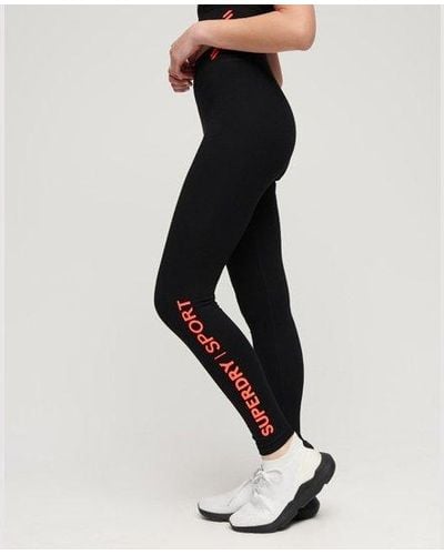Superdry Core Sports High Waisted leggings - Black