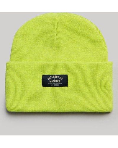 Superdry Classic Knitted Beanie - Yellow