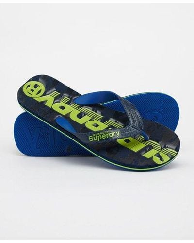 Superdry Scuba Camo Flip Flop - Blue
