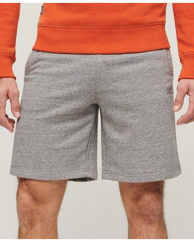 Superdry Essential Logo Jersey Shorts - Grey