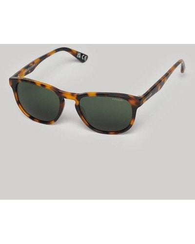 Superdry Dames logo imprimé lunettes de soleil sdr camberwell - Métallisé