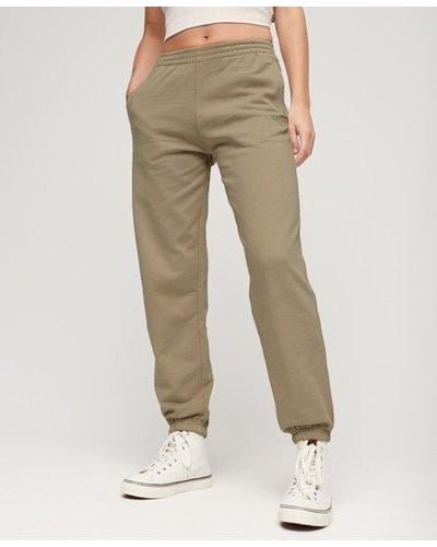Superdry Embroidered Boyfriend sweatpants - Natural
