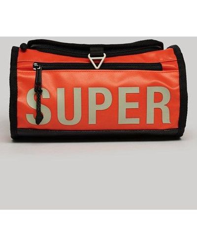 Superdry Tarp Wash Bag - Red