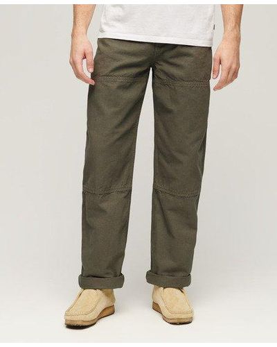 Superdry Vintage Carpenter Trousers - Green