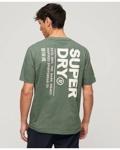 Superdry Utility Sport Logo Loose Fit T-shirt - Green