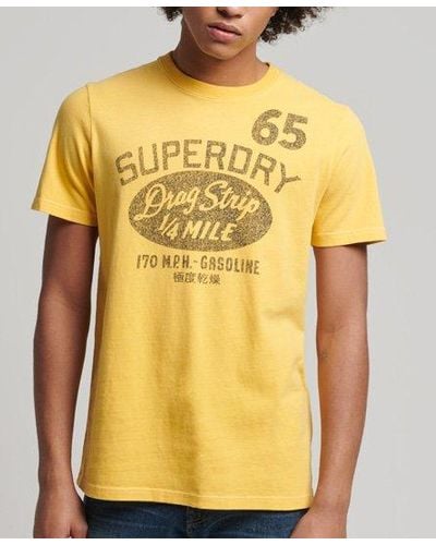Superdry Limited Edition Vintage 08 Rework Classic T-shirt - Yellow