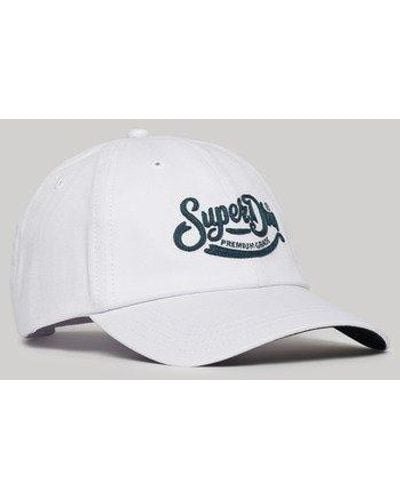 Superdry Graphic Baseball Cap - White
