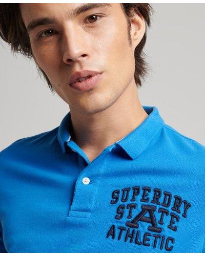 Superdry Superstate Poloshirt - Blauw