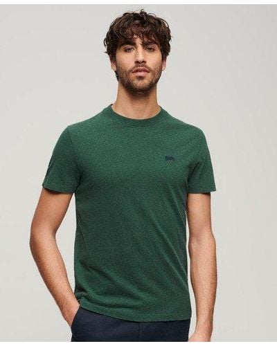 Superdry Organic Cotton Essential Small Logo T-shirt - Green