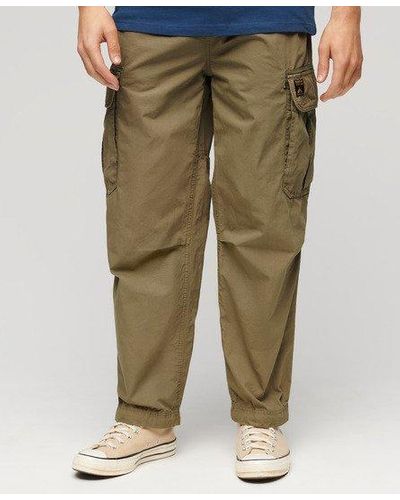 Superdry baggy Parachute Trousers - Green