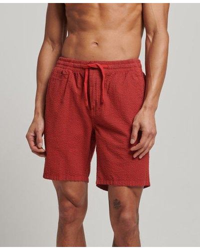Superdry Overdyed Short - Rood