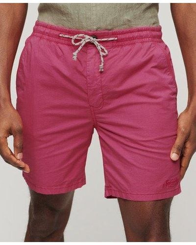 Superdry Walk Shorts - Red