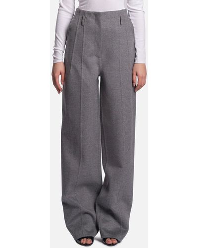 Peter Do Double-face Darted Pant - Grey