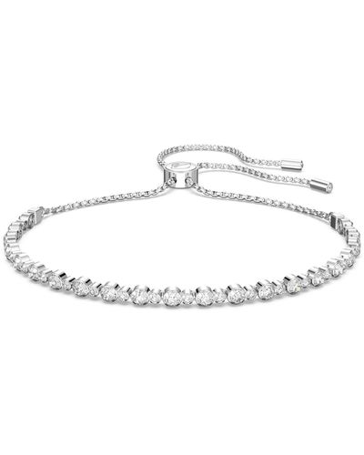 Swarovski Subtle Drops Bracciale Morbido - Metallizzato