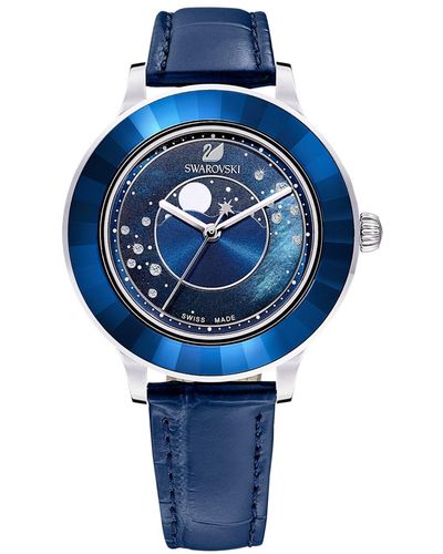 Swarovski Octea Lux Moon horloge 5516305 - Bleu