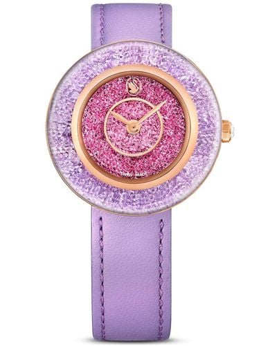 Swarovski Crystalline Lustre Watch - Purple