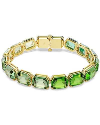Swarovski Bracelet millenia, taille octogonale, dégradé de couleur - Vert
