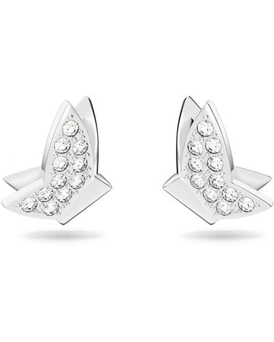 Swarovski Lilia Stud Earrings - White