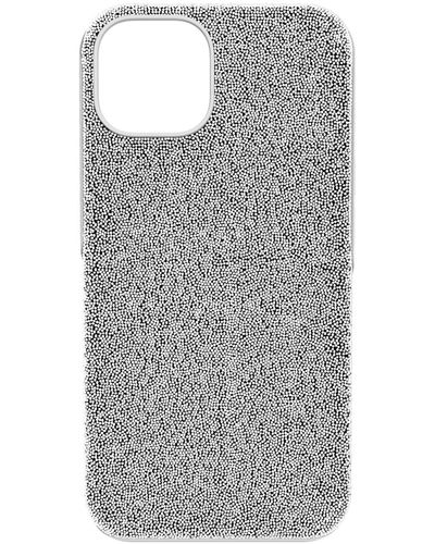 Swarovski Custodia per smartphone high, iphone® 14, tono argentato - Grigio