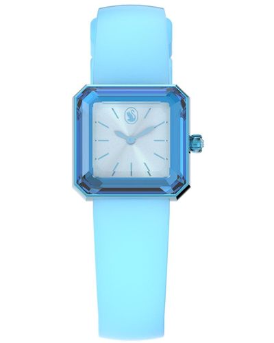 Swarovski Reloj, correa de silicona - Azul