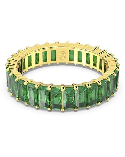 Swarovski Matrix Ring - Green