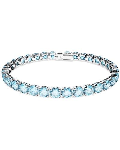 Blue Swarovski Bracelets for Women | Lyst