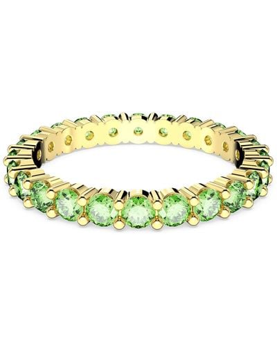 Swarovski Matrix Ring - Green