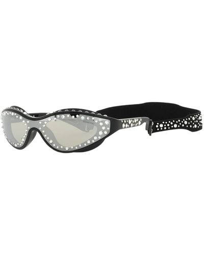 Swarovski Sunglasses With Strap - Gray