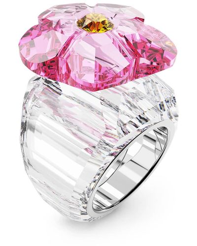 Swarovski Florere Cocktail Ring - Pink