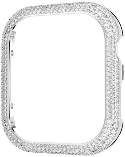 Swarovski Coque compatible avec apple watch® sparkling, 4.1 cm, ton argenté - Métallisé