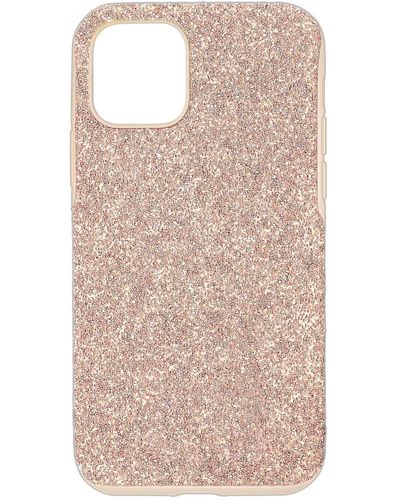 Swarovski Custodia per smartphone high, iphone® 12/12 pro, tono oro rosa - Multicolore