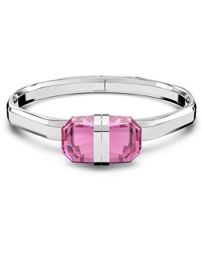 Swarovski Lucent armreif, magnetischer verschluss - Pink