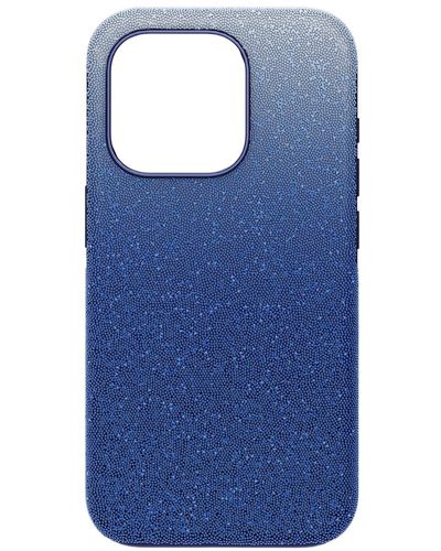 Swarovski Custodia per smartphone high, sfumatura di colore, iphone® 15 pro - Blu