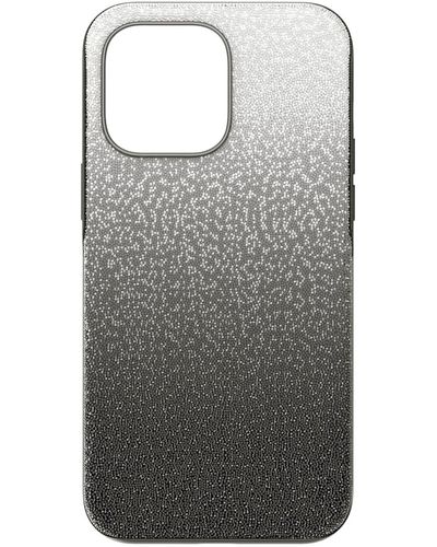 Swarovski Custodia per smartphone high, sfumatura di colore, iphone® 14 pro max - Grigio