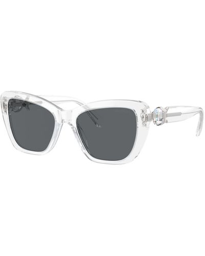Swarovski Sonnenbrille, quadratische form, sk6018 - Grau