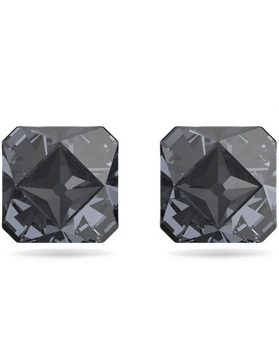 Swarovski Pendientes de botón ortyx - Gris