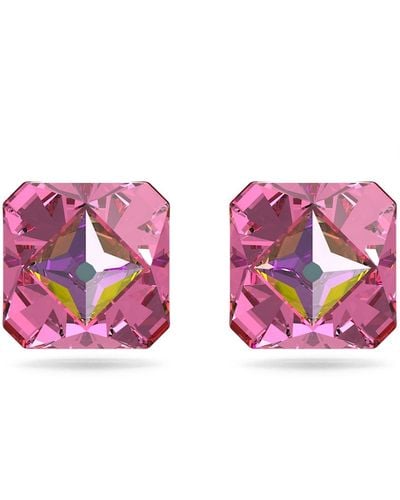 Swarovski Ortyx Stud Earrings - Pink