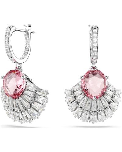 Swarovski Idyllia Drop Earrings - Pink