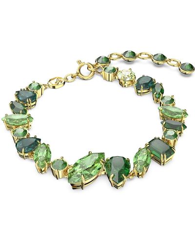 Swarovski Bracelet gema, tailles variées - Vert