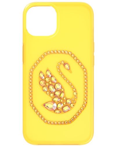 Swarovski Funda para smartphone, cisne, iphone® 13 pro, amarilla - Amarillo