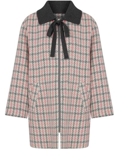 Gray and Pink Coats for Women | Lyst