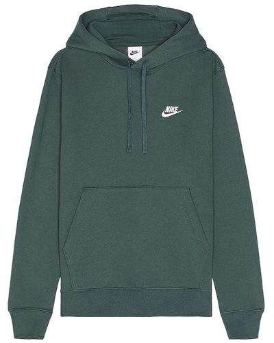 Nike Sportswear Club Fleece Pullover Hoodie 'faded Spruce' - Green