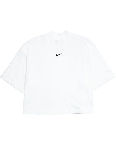 Nike Boxy Mock-neck Top 'white'