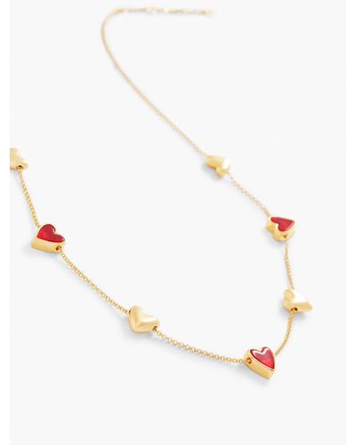 Talbots Be Mine Long Necklace - Natural