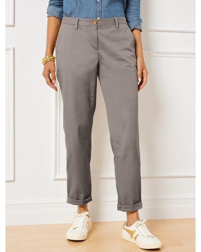 Talbots Relaxed Chinos Pants - Gray