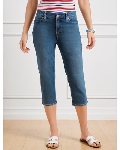 Talbots Pedal Pusher Trousers Jeans - Blue