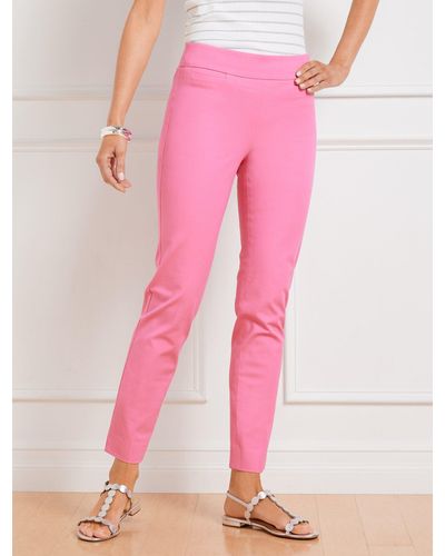Talbots Chatham Ankle Trousers - Pink